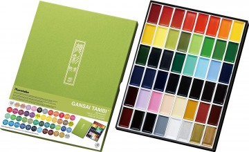 1274 kuretake gansai tambi waterverf 48 kleuren