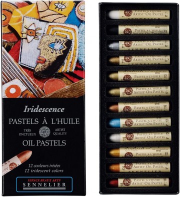 1366 sennelier 12 metallic oliepastels