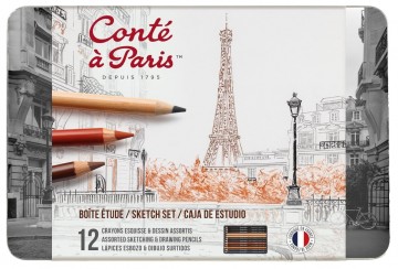 1730 conte schetsset 12 delig