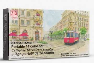 1946 kuretake gansai tambi reisset doosje