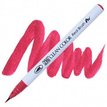 1988 024 kuretake zig clean color real brush wine red