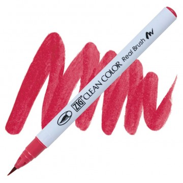 1988 029 kuretake zig clean color real brush geranium red