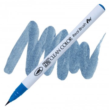 1988 034 kuretake zig clean color real brush dull blue