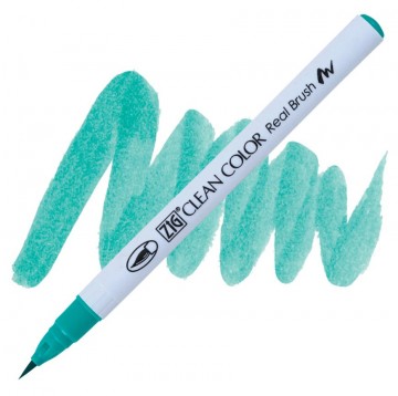 1988 042 kuretake zig clean color real brush turquoise green