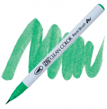 1988 048 kuretake zig clean color real brush emerald green