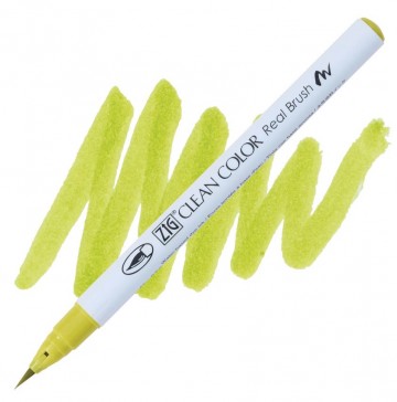 1988 056 kuretake zig clean color real brush smokey yellow
