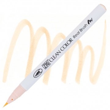 1988 076 kuretake zig clean color real brush medium beige