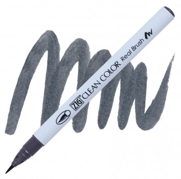 1988 090 kuretake zig clean color real brush grey