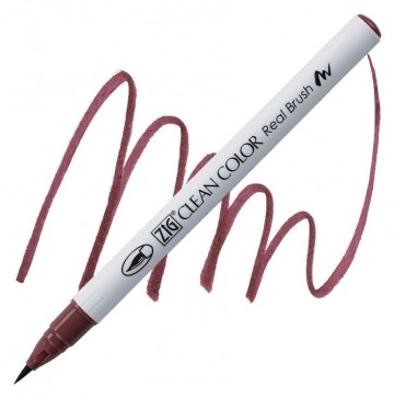 1988 206 kuretake zig clean color real brush dark peony