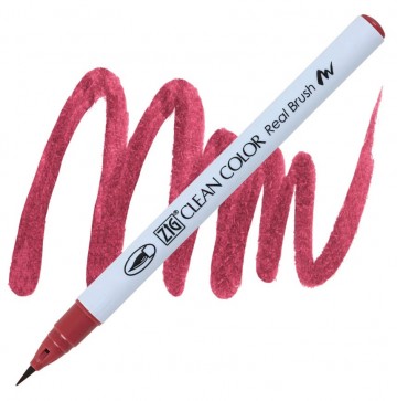 1988 260 kuretake zig clean color real brush deep red