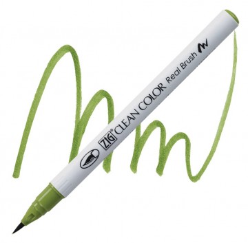 1988 401 kuretake zig clean color real brush evergreen