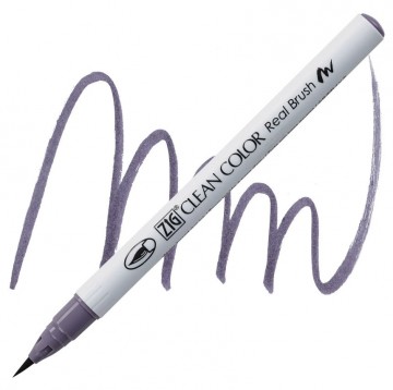 1988 809 kuretake zig clean color real brush purplish grey