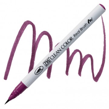 1988 812 kuretake zig clean color real brush deep red grape