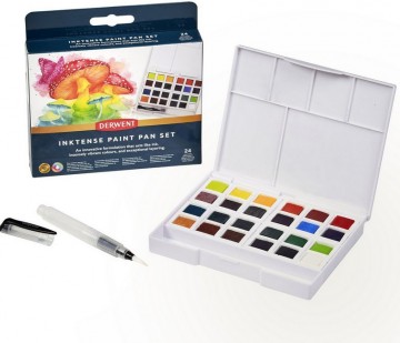 2014 derwent inktense paint pan set 24