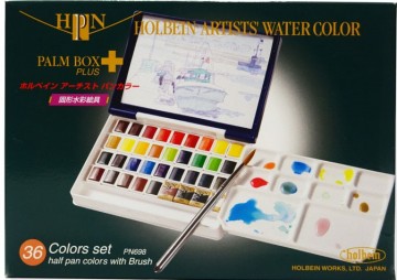 2119 Holbein artists watercolor palm box