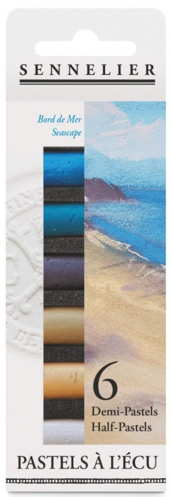 2127 sennelier pastel seascape