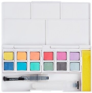 2196 derwent pastel shades paint pan set