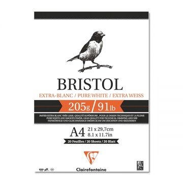 2231 Clairefontaine Bristol extra wit papier a4