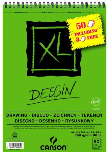 2252 canson xl dessin tekenpapier a4