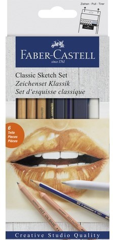 2384 faber castell 6 delig tekenset