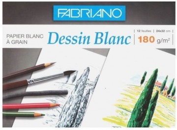 2457 fabriano dessin blanc