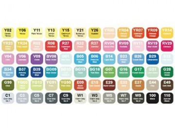 2464 copic sketch 72 kleurenkaart