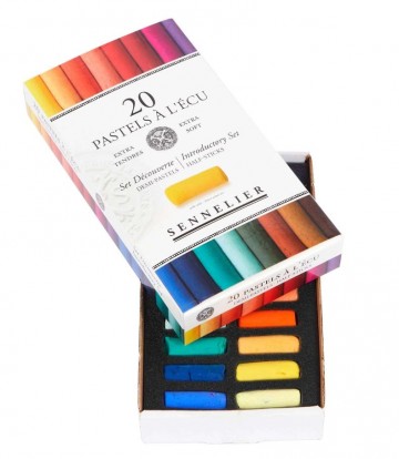 2487 sennelier softpastels 20 halve pastels in d