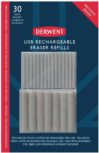2510 derwent navullingen voor oplaadbare gum