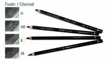 2588 conte a paris fusain charcoal drawing pencils