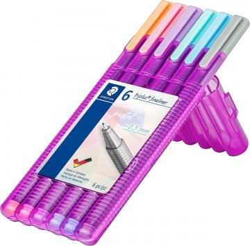 2625staedtler triplus fineliner pastel