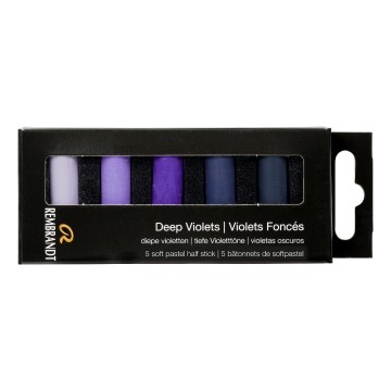 2632 talens rembrandt softpastels 5 halve deep violets