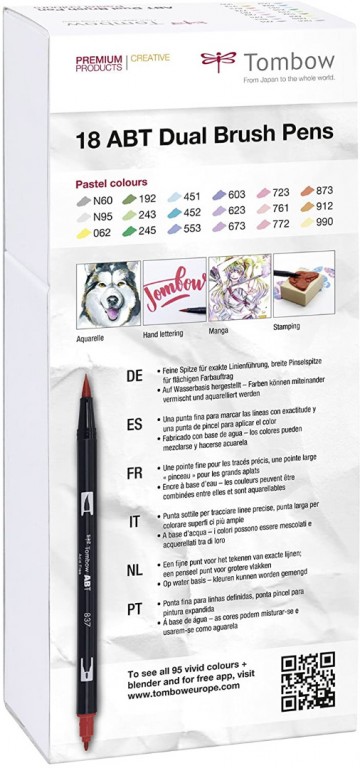 2638 tombow abt dual brush pens 18