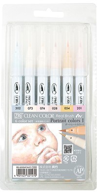 2667 kuretake zig clean color realbrush portrait colors i