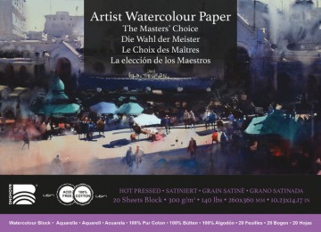 2672 baohong aquarelpapier hotpressed