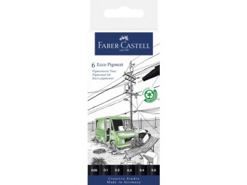 2685 faber castell ecco pigment liner set 6