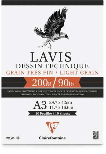 2689 clairefontaine fontaine lavis a3