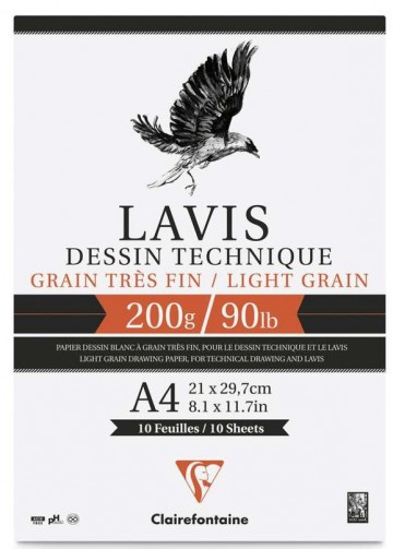 2701 clairefontaine fontaine lavis a4