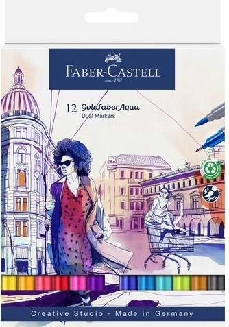 2739 faber castell goldfaber aqua 12