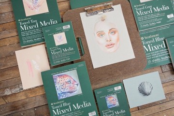 2870 1 strathmore toned tan mixed media 0