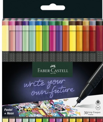 2899 faber castell 30 grip fineliners