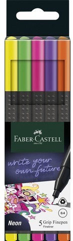 2900 faber castell 5 grip fineliners