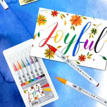 2948 kuretake zig clean colour real brushpen basic