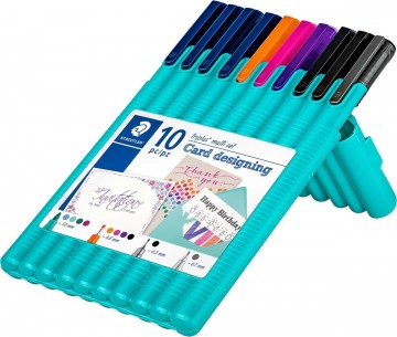 3058 staedtler triplus set card designing