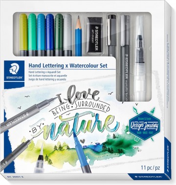 3059 staedtler handlettering en watercolour set