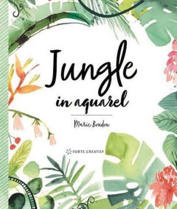 3063 boek jungle in aquarel