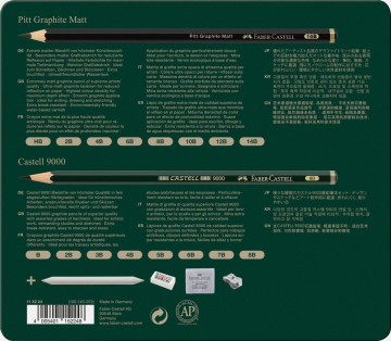 3128 1 faber castell 9000 en pitt graphite matt
