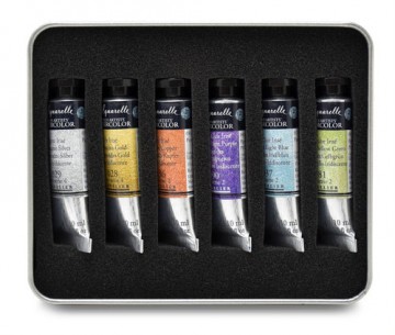 3137 sennelier aquarelverf metallics selection