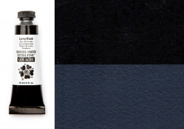 3209 daniel smith gouache lamp black