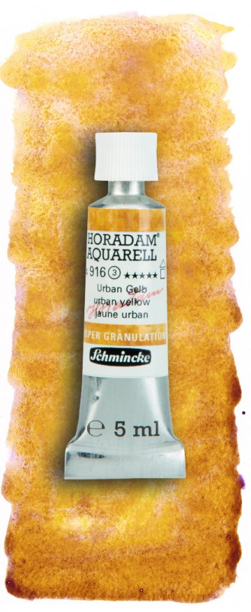3298 schmincke supergranulerende aquarelverf urban yellow