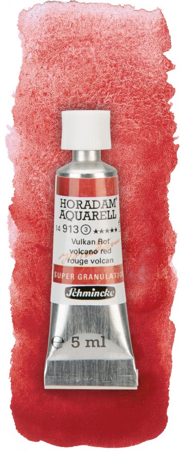 3298 schmincke supergranulerende aquarelverf vulcano red
